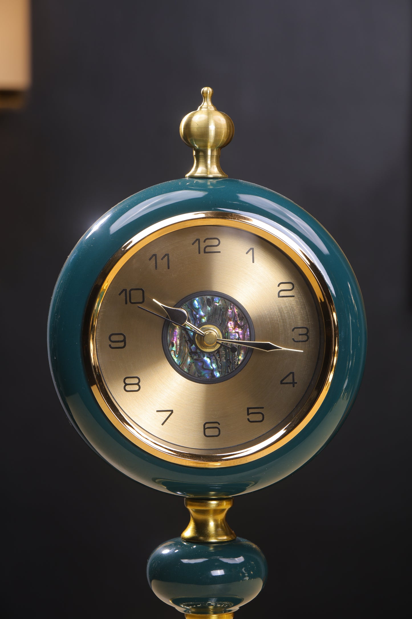 Elegant Mother of Pearl dial Table Clock