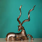 Majestic Sitting Deer Sculpture for Table Tops