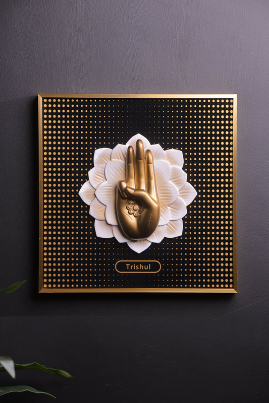 Trishool Yog Mudra Wall Art
