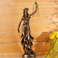 Lady of Justice Sculpture - Glossy Golden- Large
