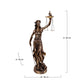 Lady of Justice Sculpture - Glossy Golden- Large