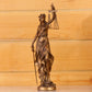 Lady of Justice Sculpture - Antique Bronze- Small