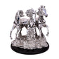 Glorious Three Horse Figurine - Chrome Plated