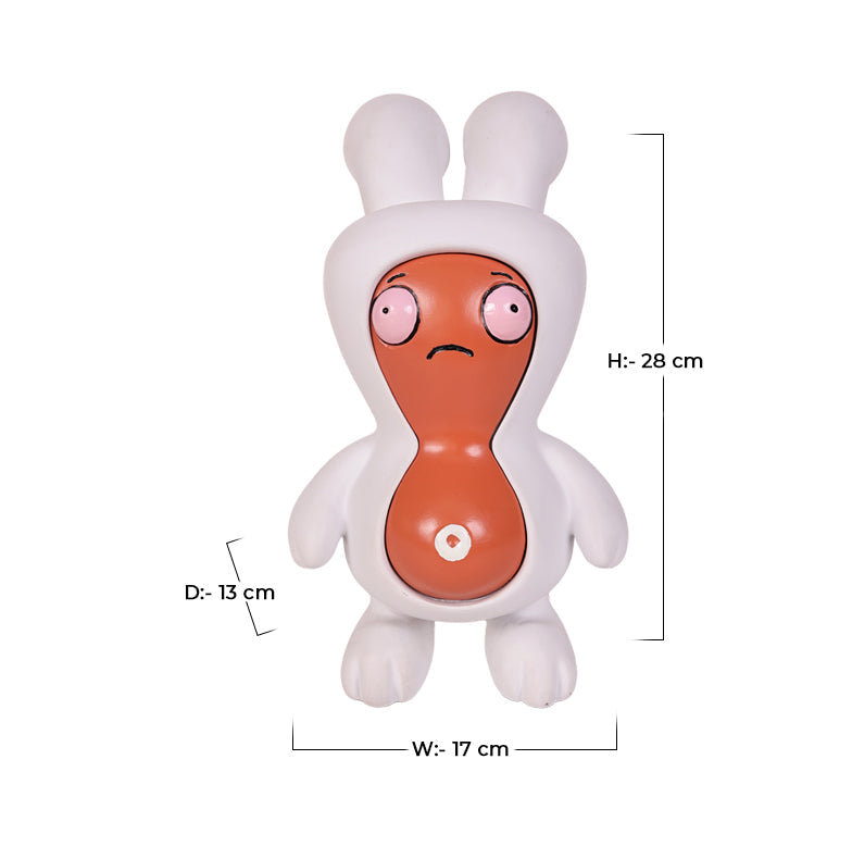 Scary Cartoon Figurine- Red