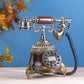 The Aviator Classic: Long Body Telephone with Brass Wings and Tactile Buttons