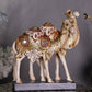 Rajasthani Desert Camel Showpiece Antique Finish, Pair