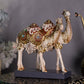 Rajasthani Desert Camel Showpiece Antique Finish, Pair