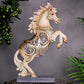 Jumping Horse Decorative Showpiece