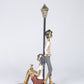 Eternal Love Under the Lamp Post – Romantic Couple Statue