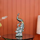 Elegant Peacock Decor Showpiece