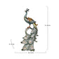 Elegant Peacock Decor Showpiece