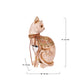 Artistic Cat Figure Decor Showpiece