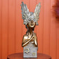 Winged Crown Head Lady Unique Statement Piece