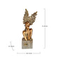 Winged Crown Head Lady Iconic Statement Piece