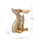 Charming Deer and Falcon Lady Statement Piece