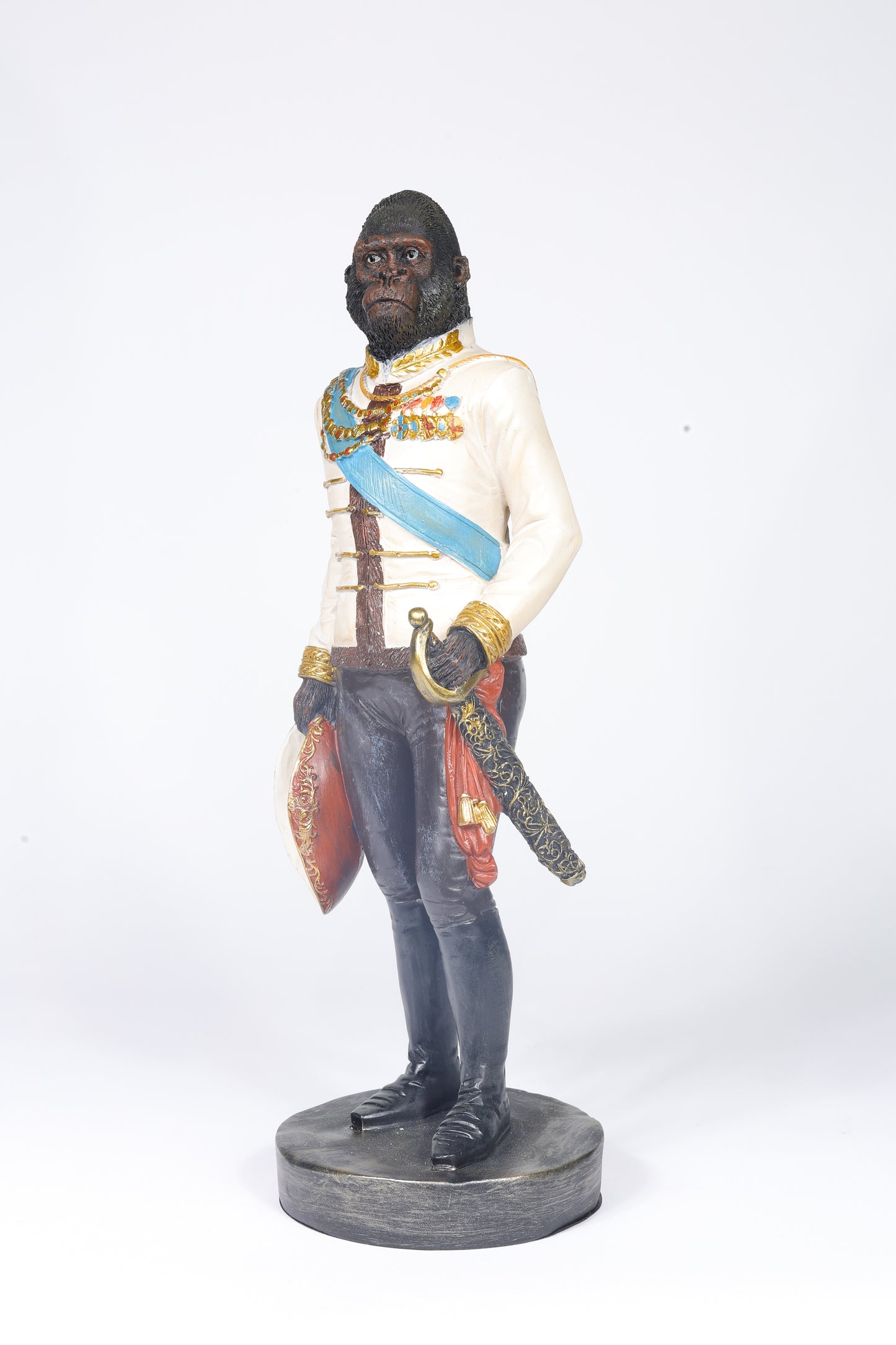 Ape Figurine| Suave Silverback Statue|Urban Wilds