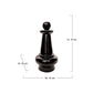 Chess Artpiece - Black Pawn, Medium