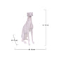 Grey Hound Dog Statue