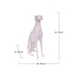 Grey Hound Dog Statue