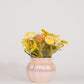 Artificial Roses and Lilies Bunch, Ceramic Vase Peach