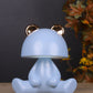 Cute Bunny Lamp with Bluetooth Speaker- Blue