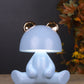 Cute Bunny Lamp with Bluetooth Speaker- Blue
