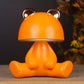 Cute Bunny Lamp with Bluetooth Speaker- orange