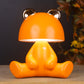 Cute Bunny Lamp with Bluetooth Speaker- orange