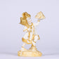 6" Hanuman Pawansut Mahabali standing Marble statue with Parvat | Ideal for temple or showpiece