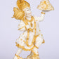 11" Hanuman Pawansut Mahabali standing Marble statue with Parvat | Ideal for temple or showpiece