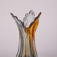 Crystal wave vase for artistic display