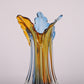 Flowing glass sculpture vase for stylish homes