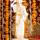 18" Standing Krishna with Bansuri - White Decorative Marble statue with Gold tone | Ideal for temple or showpiece