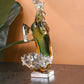 Elegant Horse Crystal Mermaid Pony Home Decor Piece - Green