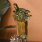 Turtle of the Tides Crystal Sculpture Home Decor Goodluck Figurine - Green