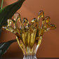Crystal vase showpiece for table top décor