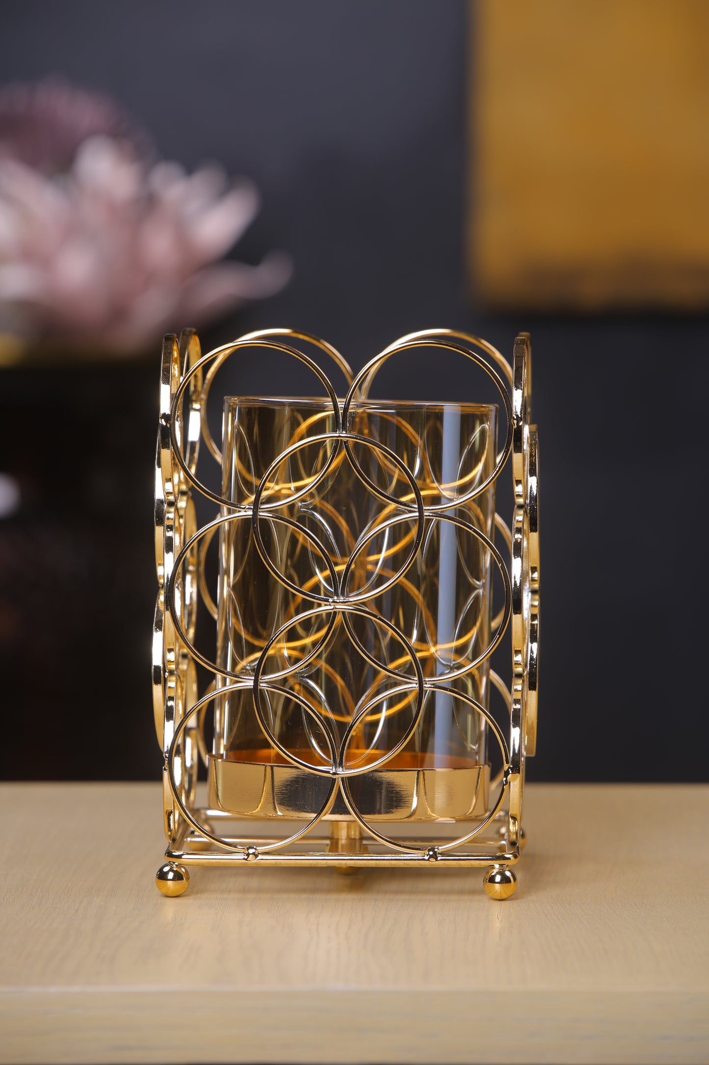Luxury Gold Candle Stand