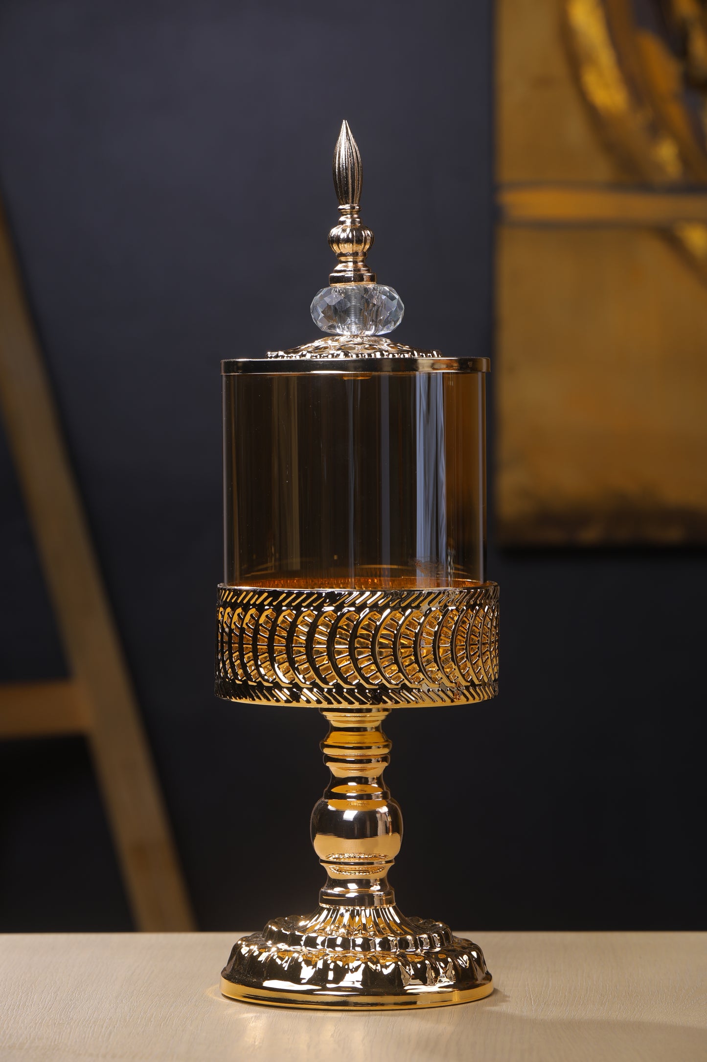 Modern Gold Mason Jar for Storage