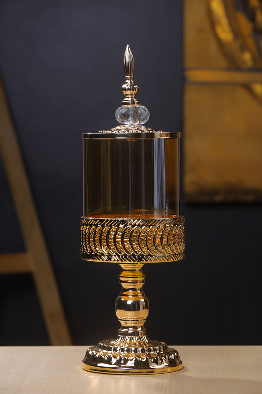 Modern Gold Mason Jar for Storage