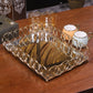 Glam Gold Mirror Candle Stand